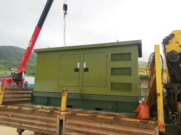 Gerador a Diesel Silencioso de 50kW/200kW exportado para o Quênia