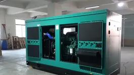 Grupo de geradores a diesel silencioso de 200kW da Volvo para cliente da Malásia