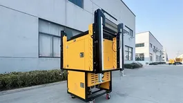 Cabine de drenagem móvel com carregamento e descarregamento automático