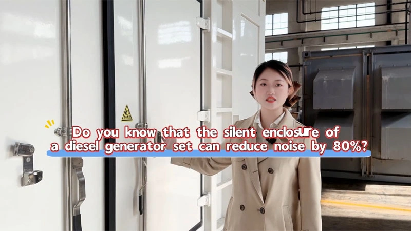 Você sabia? Os grupos geradores a diesel do tipo silencioso podem reduzir o ruído em até 80%