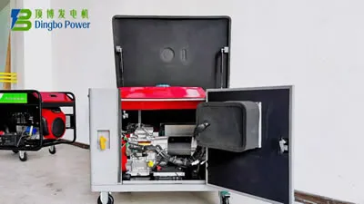 Geradores Silenciosos a Gasolina Refrigerados a Ar 