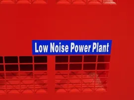 Sistema de entrada e saída de ar para garantir o funcionamento estável do grupo gerador