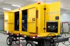 Gerador a diesel silencioso montado com carreta