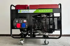Geradores a Diesel com Estrutura Aberta e Refrigeração a Ar de 10kW-20kW (2 Cilindros)