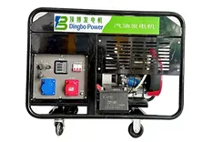 10kW-20kW Geradores a Gasolina em Refrigerados a Ar com Estrutura Aberta (2 Cilindros)